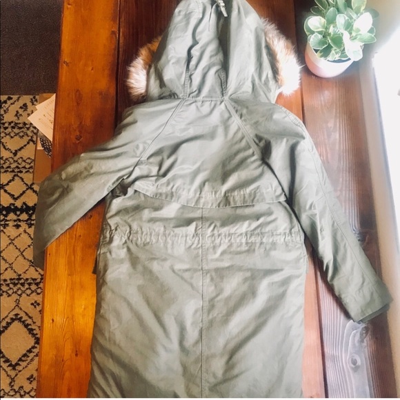 •H&M• 3-in-1 Fur Lined LOGG Hooded Parka Jacket - Picture 3 of 8